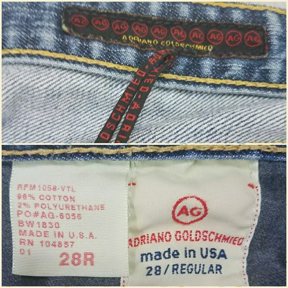 AG Adriano Goldschmied Jeans Size 28 Regular - Picture 8 of 8